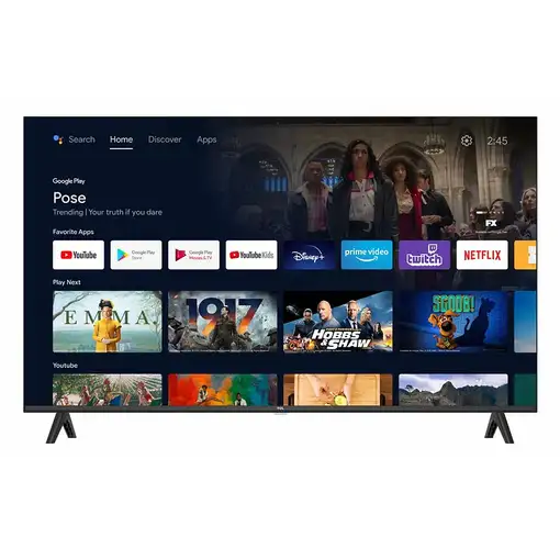 TCL S54 40S5401A Televisor 101,6 cm (40") Full HD Smart TV Wifi Metálico
