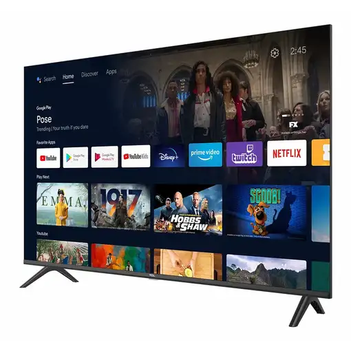 TCL S54 40S5401A Televisor 101,6 cm (40") Full HD Smart TV Wifi Metálico