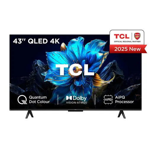 TCL P7K 43P7K Televisor 109,2 cm (43") 4K Ultra HD Smart TV Wifi Metálico 430 cd /