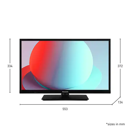 Panasonic TS-24N30AEZ Televisor 61 cm (24") HD Negro