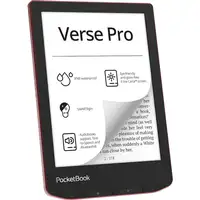 PocketBook Verse Pro lectore de e-book Pantalla táctil 16 GB Wifi Negro, Rojo