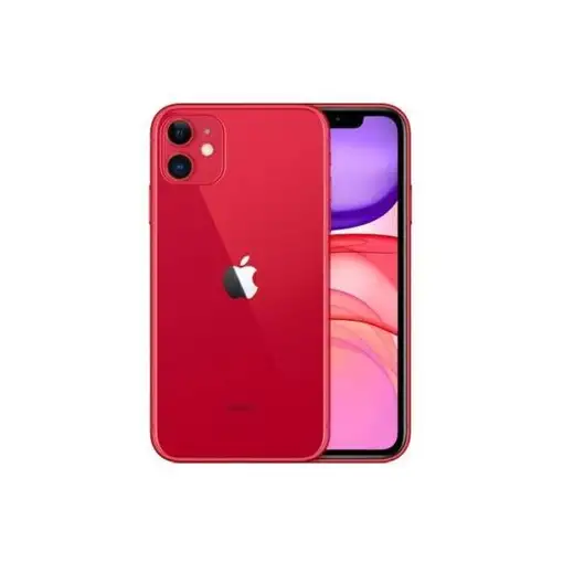 Apple iPhone 11 15,5 cm (6.1") SIM doble iOS 14 4G 128 GB Rojo