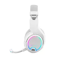 Mars Gaming MHW-100 Blanco, Auriculares Inalámbricos ARGB Flow, Micrófono ENC Extr