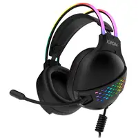 Krom Klaim Auriculares Alámbrico Diadema Juego USB tipo A Negro