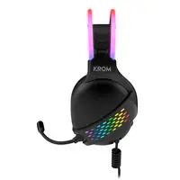 Krom Klaim Auriculares Alámbrico Diadema Juego USB tipo A Negro