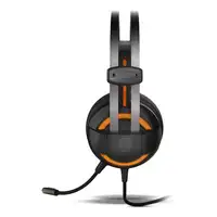 Krom Kode Auriculares Alámbrico Diadema Juego Negro