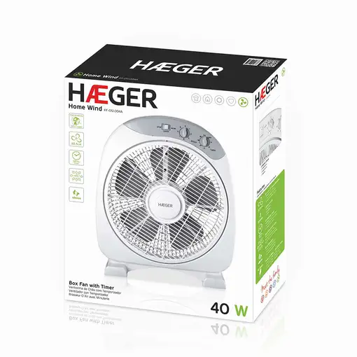 Haeger FF-012.004A ventilador Blanco