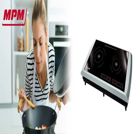 MPM MKE-11 Negro, Plata Encimera 59 cm Encimera de gas 2 zona(s)