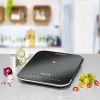 Rommelsbacher CTS 2000/IN hobs Negro, Plata Encimera Con placa de inducción 1 zona