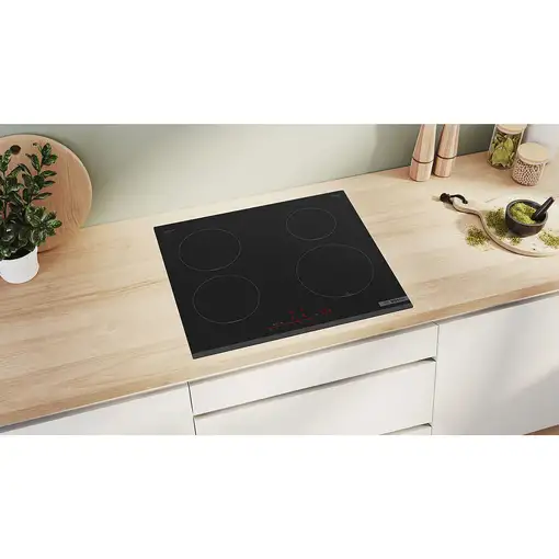 Bosch Serie 6 PIE631HB1E hobs Negro Integrado 60 cm Con placa de inducción 4 zona(