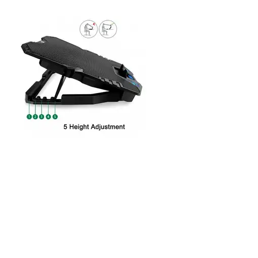 Ewent EW1259 almohadilla fría 43,2 cm (17\) 2500 RPM Negro