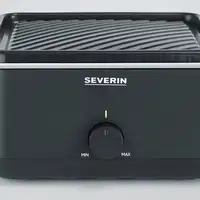 Severin RG 2360 parrilla de interior 4 personas(s) 800 W Negro