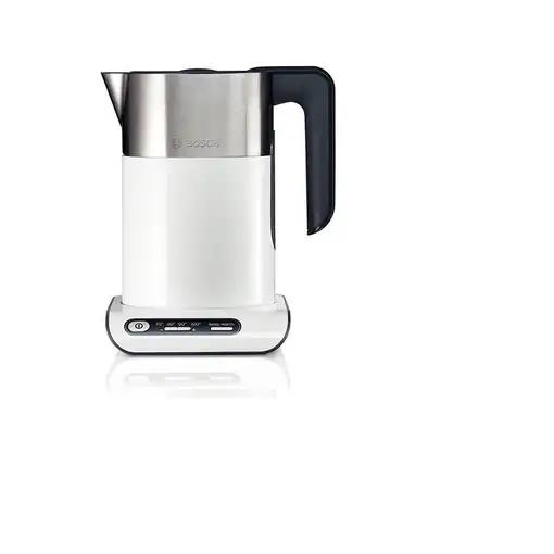 Bosch TWK8611P tetera eléctrica 1,5 L 2400 W Antracita, Acero inoxidable, Blanco