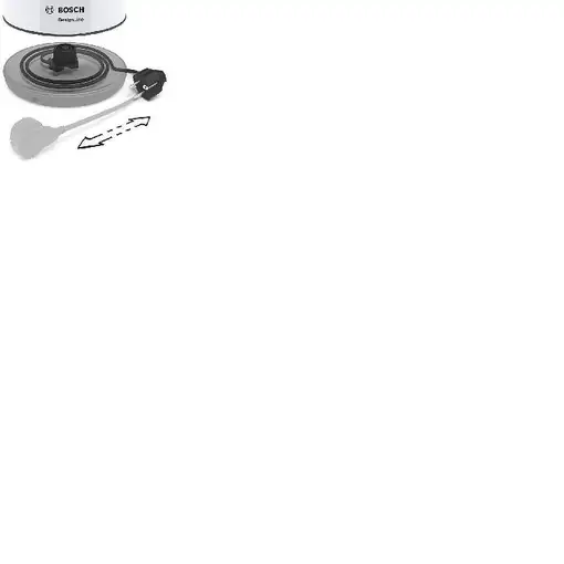 Bosch TWK3P421 tetera eléctrica 1,7 L 2400 W Negro, Blanco