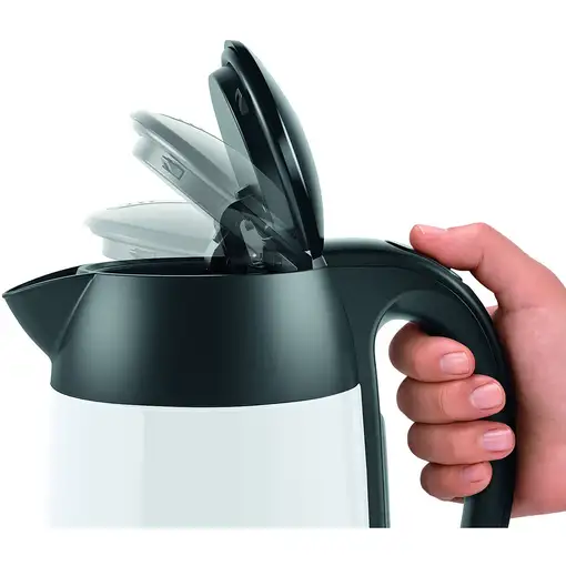 Bosch TWK3P421 tetera eléctrica 1,7 L 2400 W Negro, Blanco