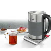 Bosch TWK7S05 tetera eléctrica 1,7 L 2200 W Negro, Gris