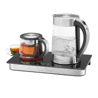 ProfiCook PC-TKS 1056 tetera eléctrica 1,7 L Negro, Acero inoxidable, Transparente