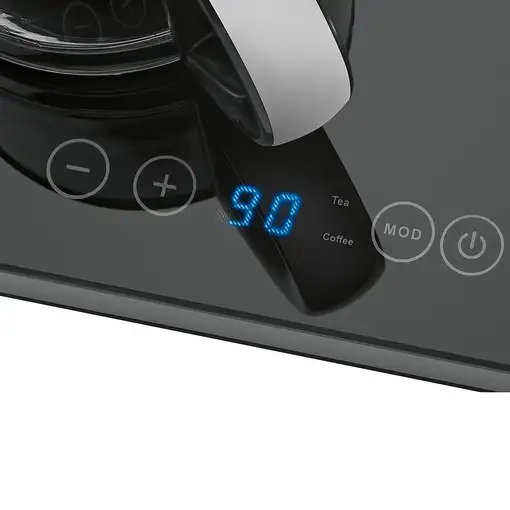 ProfiCook PC-TKS 1056 tetera eléctrica 1,7 L Negro, Acero inoxidable, Transparente