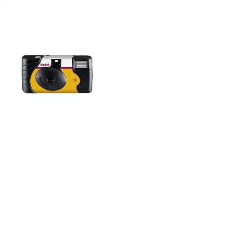 Kodak Power Flash 27+12 Cámara analógica compacta Negro, Amarillo