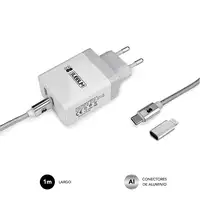 Cargador Pared Smart Charger Pd25W+Qc3.0+C To C/Lightning Cable  Blanco