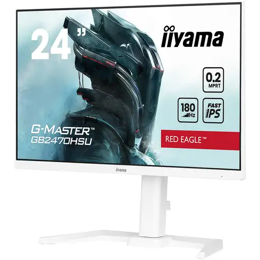 iiyama G-MASTER GB2470HSU-W6 pantalla para PC 60,5 cm (23.8") 1920 x 1080 Pixeles