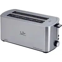 Tostadora JATA TT1046 con 2 ranuras anchas. 5 niveles de tostado. Descongela