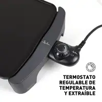 Plancha de cocina eléctrica JATA GR555A de 46 x 28 cm. Fabricada en España