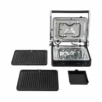 Parrilla eléctrica grill JATA JEGR1450. Placas extraíbles (29,6 x 21,8 cm) 2000 W