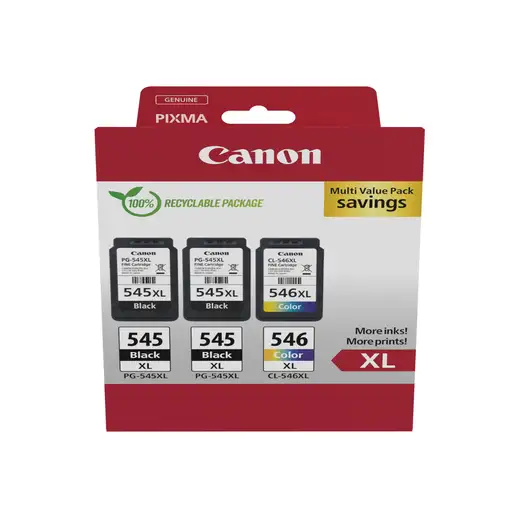 Canon 8286B013 cartucho de tinta 3 pieza(s) Original Alto rendimiento (XL) Negro,