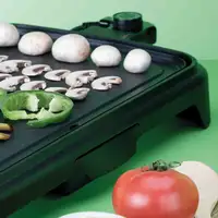 Plancha de cocina eléctrica JATA JEGR1241 de 50 x 25 cm (XL) Antiadherente. 2200 W