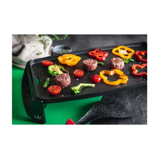 Plancha de cocina eléctrica JATA GR558 de 46 x 28 cm. Fabricada en España