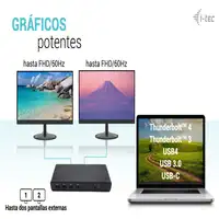 i-tec USB 3.0 / USB-C / Thunderbolt Dual Display Docking Station + Power Delivery