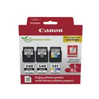 Canon 5224B015 cartucho de tinta 3 pieza(s) Original Negro, Cian, Magenta, Amarill