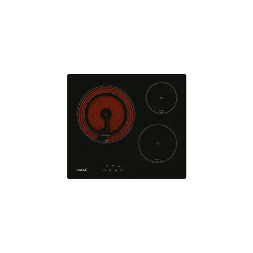CATA TD 6003 BK Negro Integrado 59 cm Cerámico 3 zona(s)