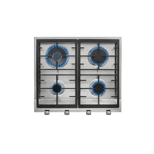 Teka EX 60.1 4G AI AL DR CI BTN Acero inoxidable Integrado 58 cm Encimera de gas 4