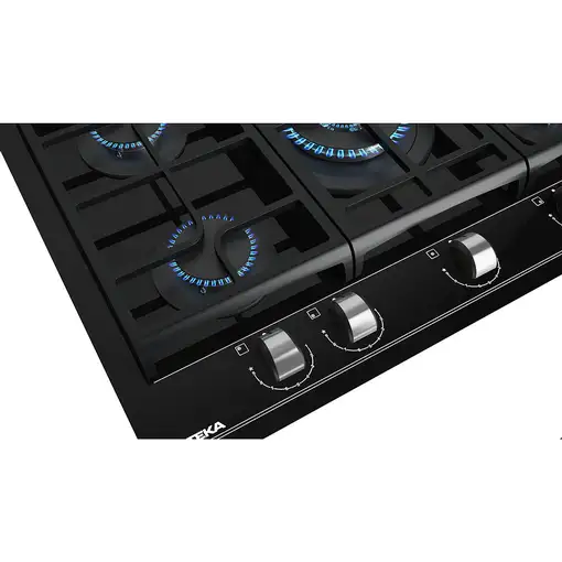 Teka GZC 75330 XBA Negro Integrado 70 cm Encimera de gas 5 zona(s)