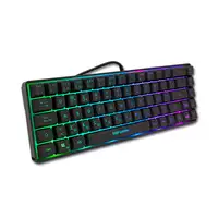 Deep Gaming mini TM065 teclado Juego USB QWERTY Español Negro