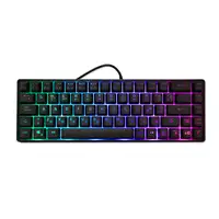 Deep Gaming mini TM065 teclado Juego USB QWERTY Español Negro
