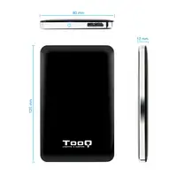 TooQ TQE-2538B caja para disco duro externo Caja de disco duro (HDD) Negro, Gris 2