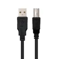 Nanocable 10.01.0102-BK cable USB USB 2.0 1 m USB A USB B Negro