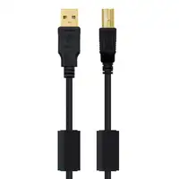 Nanocable 10.01.1203 cable USB USB 2.0 3 m USB A USB B Negro