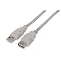 AISENS A101-0012 cable USB USB 2.0 1 m USB A Beige