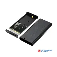 AISENS Caja Externa M.2 (NGFF) ASM2-008B NVMe a USB3.2 Gen2, Negra