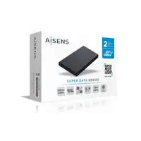 AISENS Caja externa 2,5" ASE-2530B 9.5 mm SATA a USB 3.0/USB 3.1 Gen1, Negra