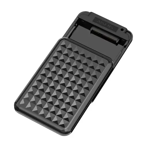 AISENS Caja Externa 2,5″ 9.5mm SATA a USB3.0/USB3.1 Gen1, Negra