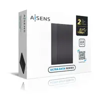 AISENS Caja Externa 2.5" ASE-2532B 9.5mm SATA A USB 3.0/USB3.1 Gen1, Negra