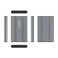 AISENS Caja Externa 2,5″ 9.5mm SATA a USB 3.0/USB3.1 Gen1, Gris