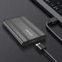 AISENS Caja Externa 2,5″ 9.5mm SATA a USB 3.0/USB3.1 Gen1, Gris