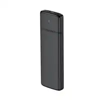 AISENS Caja Externa M.2 (NGFF) ASM2-001B SATA/NVME a USB3.1/USB3.2 Gen2, Negra