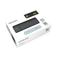 AISENS Caja Externa M.2 (NGFF) ASM2-001B SATA/NVME a USB3.1/USB3.2 Gen2, Negra